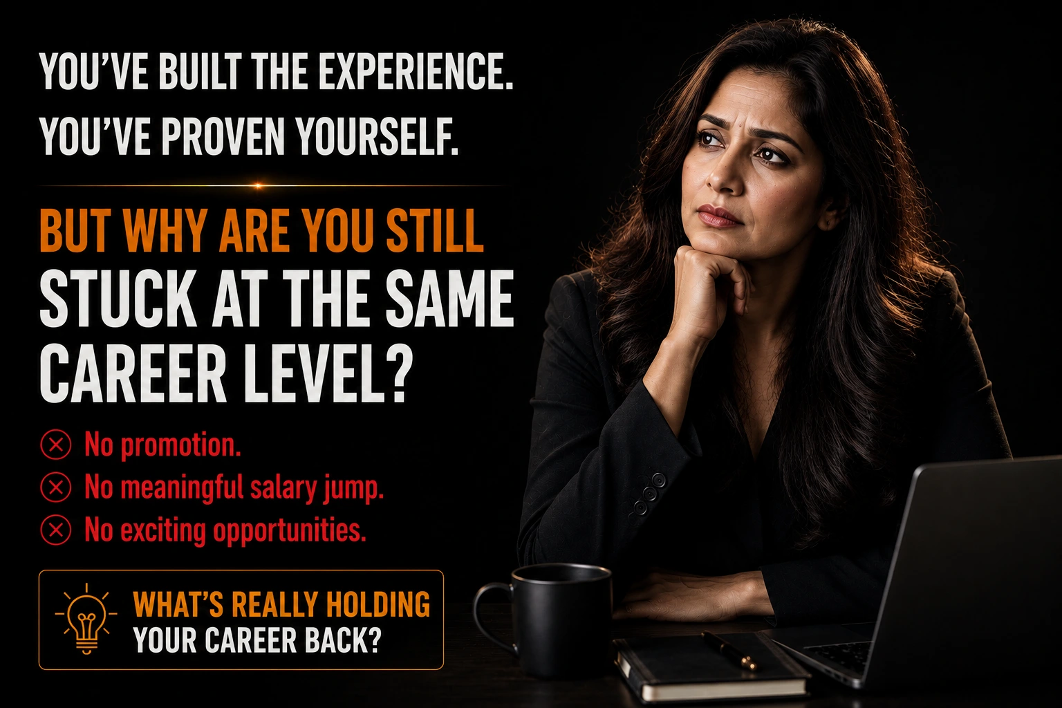 Performing well, working hard, yet your career has stalled? Discover what's really holding your career back with Career MRI™